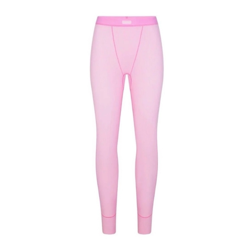 RARE skims “bubblegum” cotton rib leggings